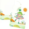 Set Timbri Flowers Girls - 14 Immagini e 4 Colori