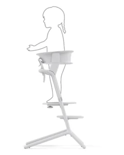 Set Torre di Apprendimento per Sedia Evolutiva LEMO - All White - Include Tappetini Antiscivolo