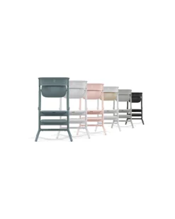 Set Torre di Apprendimento per Sedia Evolutiva LEMO - Stone Blue - Include Tappetini Antiscivolo