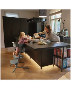Set Torre di Apprendimento per Sedia Evolutiva LEMO - Stunning Black - Include Tappetini Antiscivolo