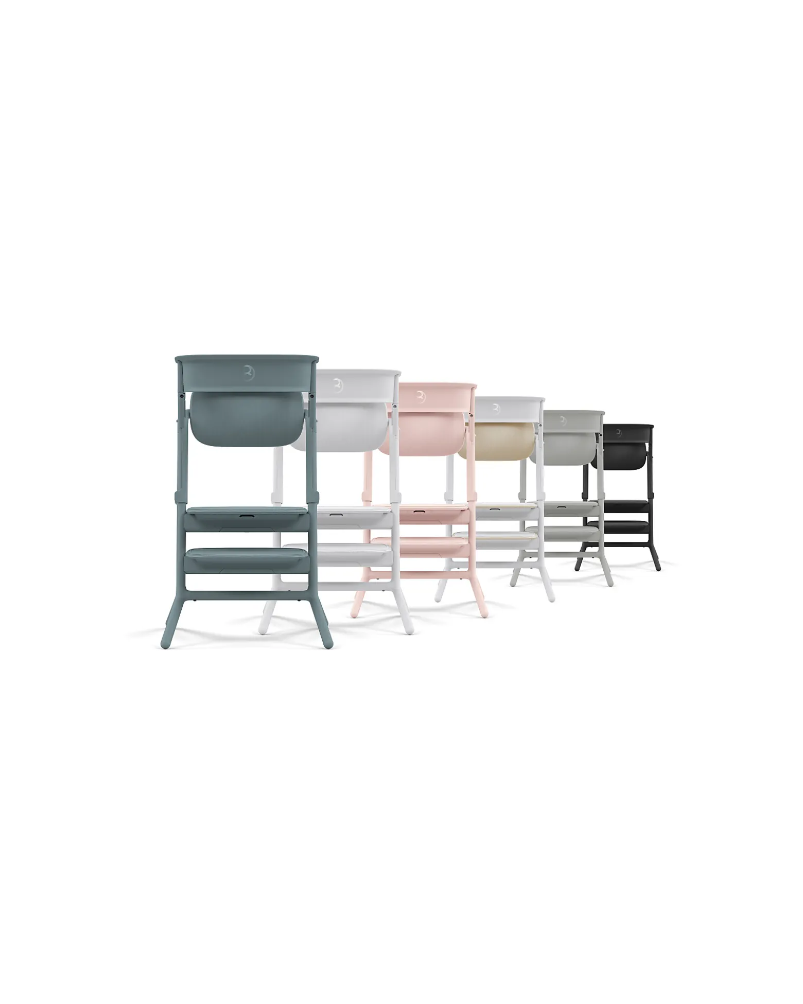 Set Torre di Apprendimento per Sedia Evolutiva LEMO - Stunning Black - Include Tappetini Antiscivolo