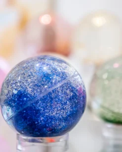 Sfere Sensoriali Glitter - Arcobaleno - 7 Pezzi - Diametro 6,5 cm - +3 Anni