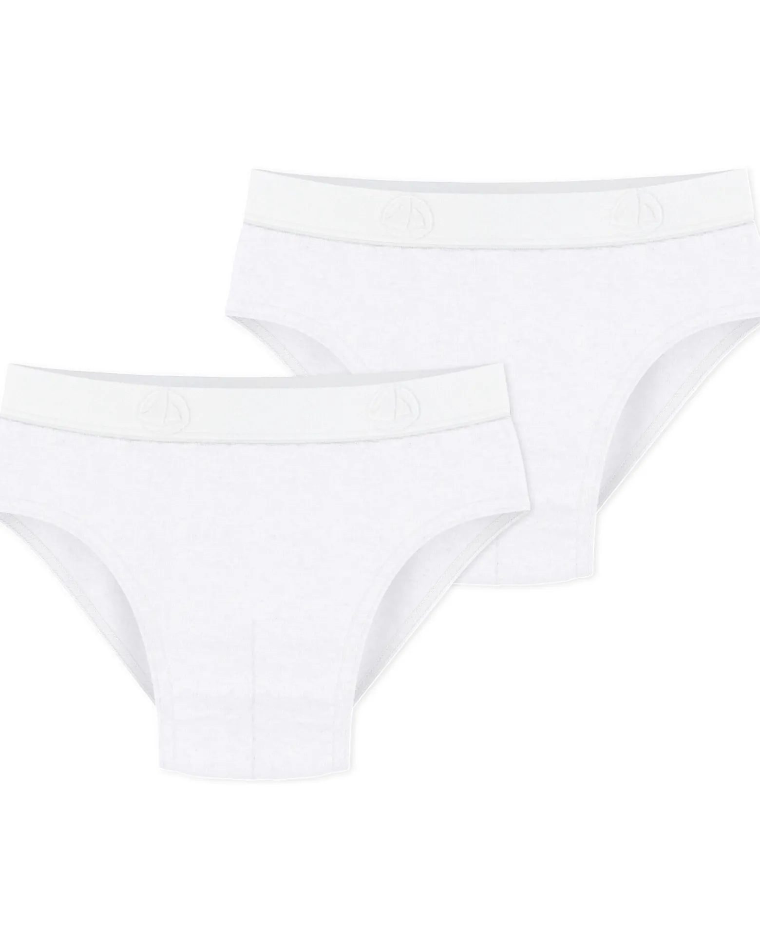 Slip - Pacco da 2 - Bianco - 100% Cotone Bio