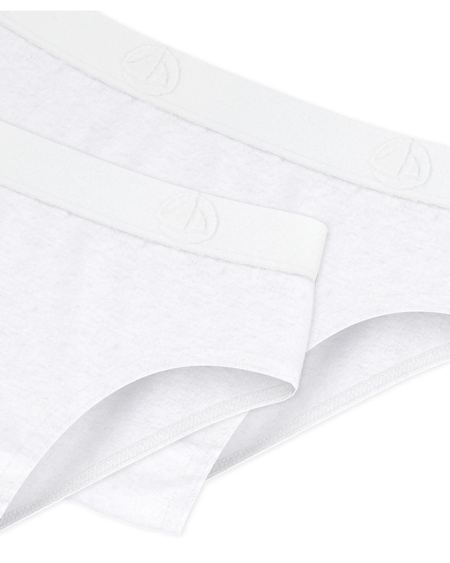 Slip - Pacco da 2 - Bianco - 100% Cotone Bio