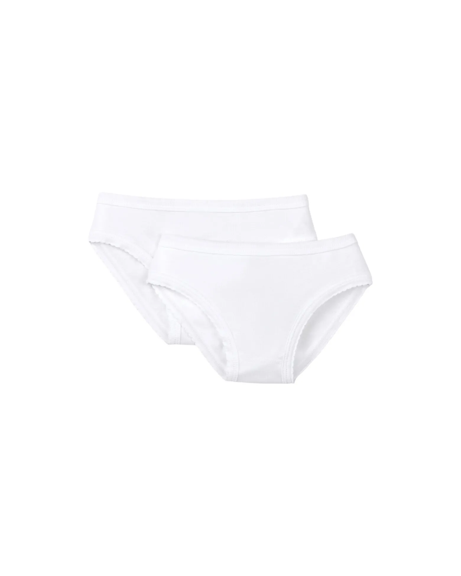 Slip - Pacco da 2 - Bianco - 100% Cotone Bio