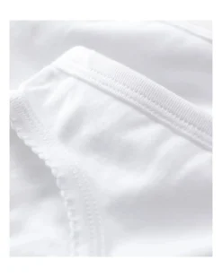 Slip - Pacco da 2 - Bianco - 100% Cotone Bio