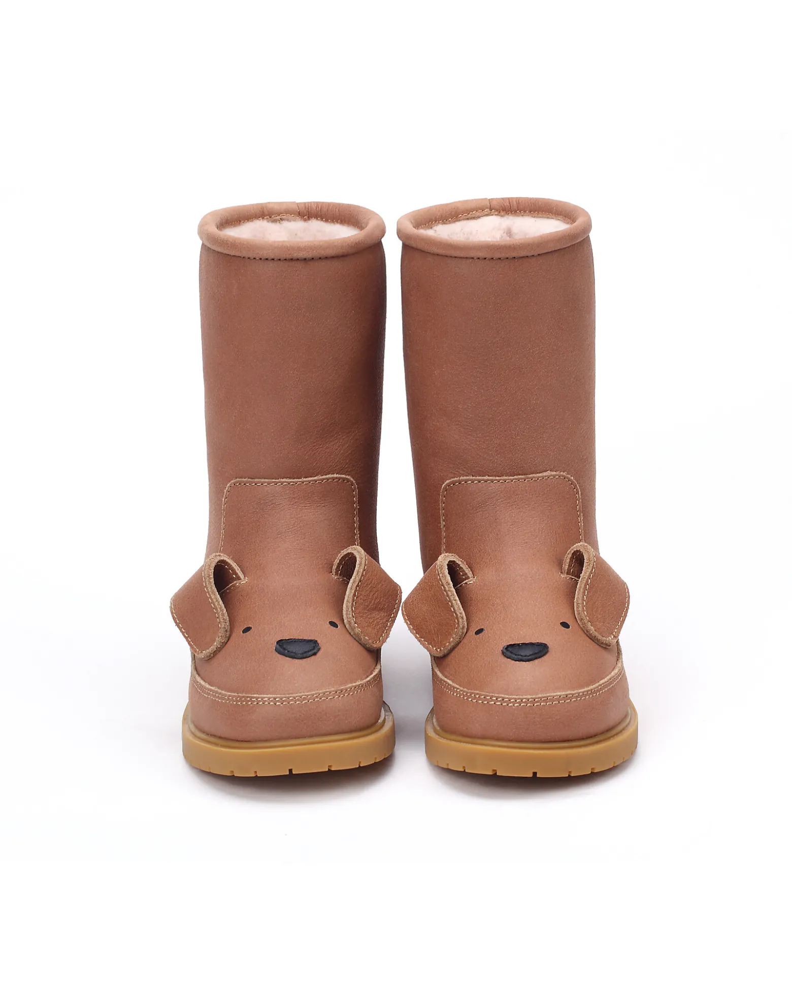 Stivaletto in Pelle Classic Wadudu - Cane - Imbottito in Lana!