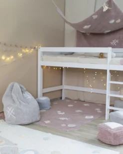 Tappeto Lavabile Noah, Rosa Vintage - Cotone Naturale (140x200 cm)