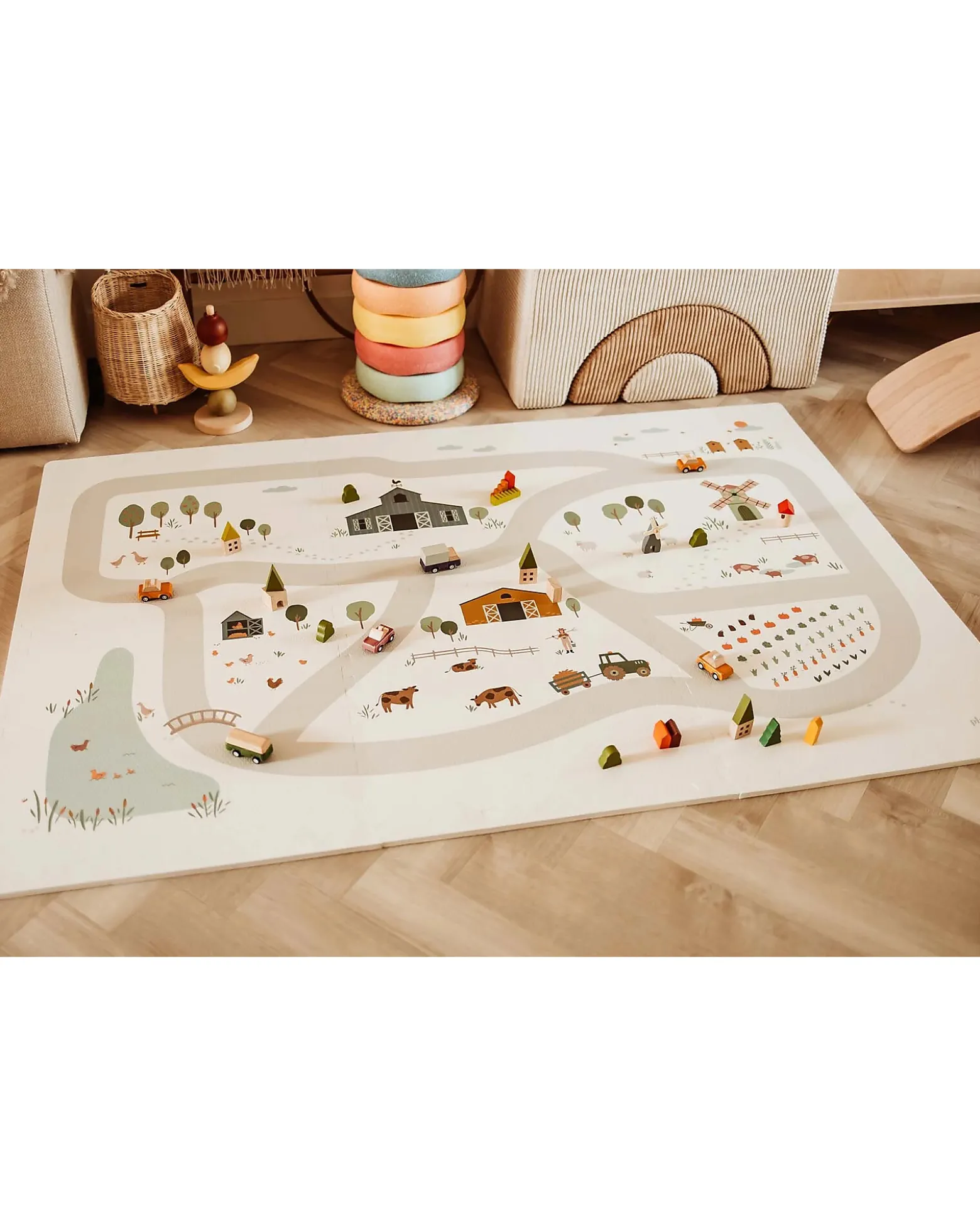 Tappeto Puzzle - Fattoria - 120x180 cm - 100% EVA Foam