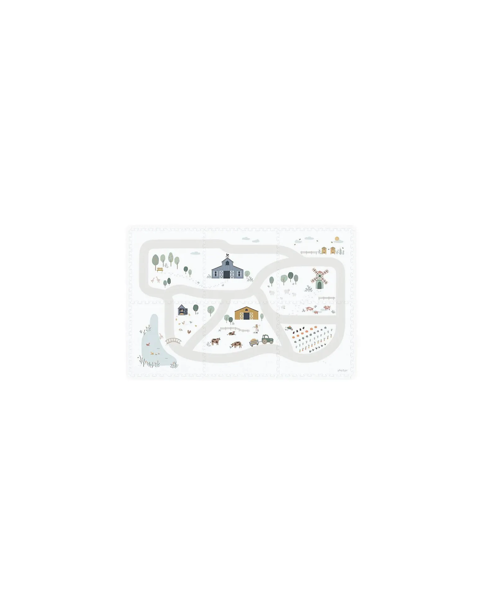 Tappeto Puzzle - Fattoria - 120x180 cm - 100% EVA Foam