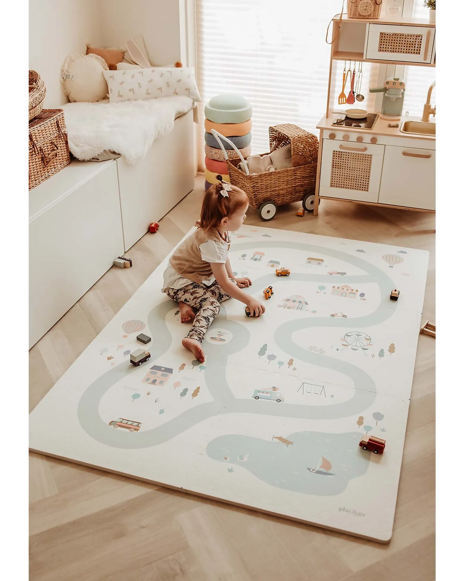 Tappeto Puzzle - Village - 120x180 cm - 100% EVA Foam