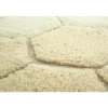 Tappeto Tondo - Honeycomb - Avorio/Oro - Cotone - Collezione Planet Bee - Diametro 140 cm