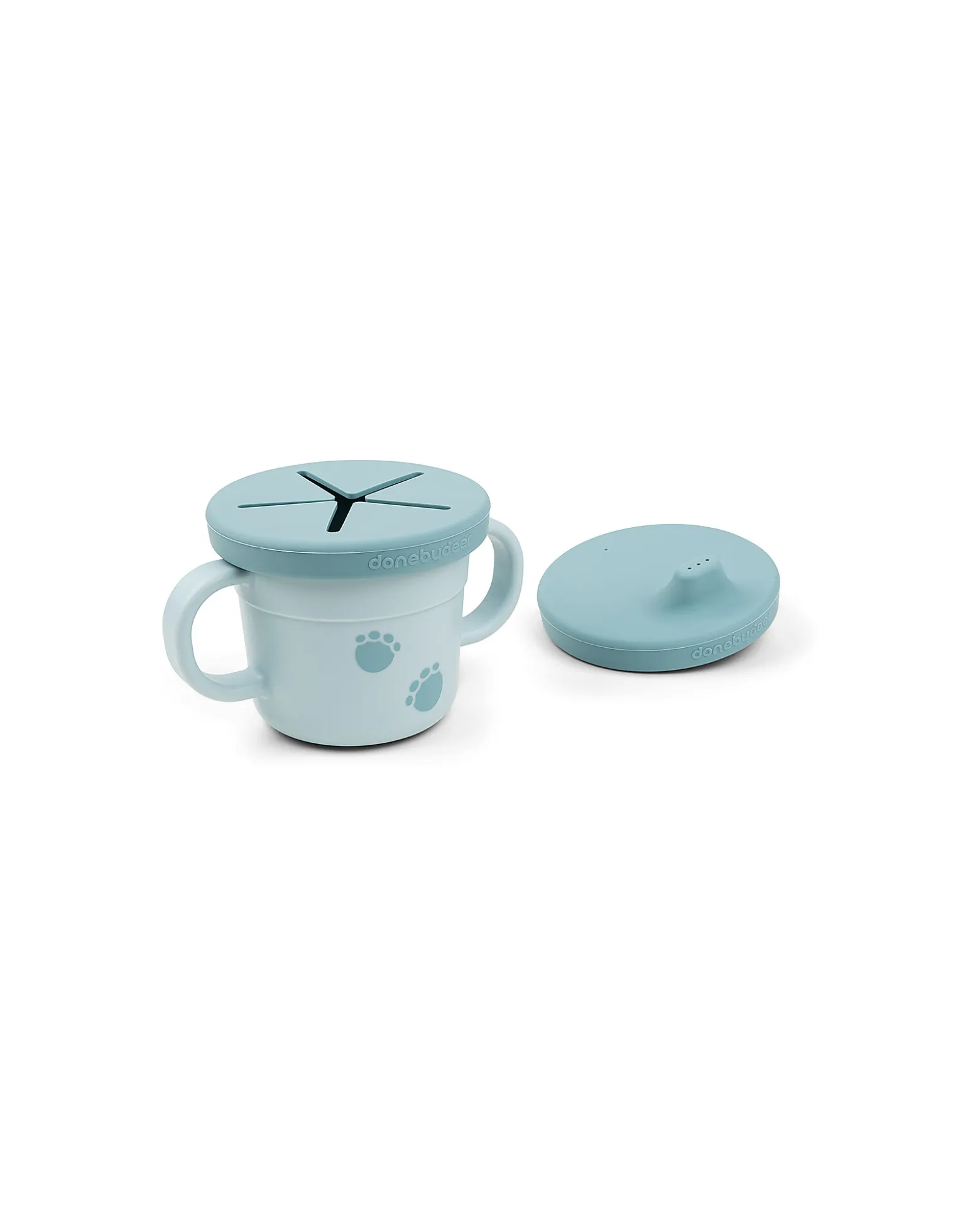 Tazza con Beccuccio e Snack Foodie - Elphee - Blu - 100% PP Alimentare