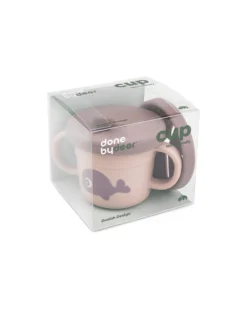 Tazza con Beccuccio e Snack Foodie - Wally - Rosa Cipria - 100% PP Alimentare