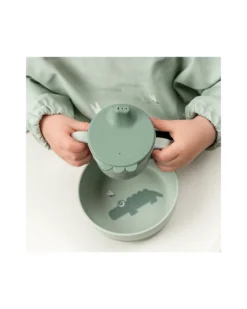 Tazza con Beccuccio - Happy Dots Verde - 100% PP Alimentare