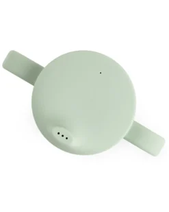 Tazza con Beccuccio 120 ml - Playground - Verde - 100% Silicone Alimentare - con Due Manici