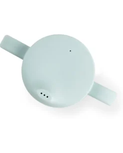 Tazza con Beccuccio 120 ml - Tiny Farm - Blu - 100% Silicone Alimentare - con Due Manici