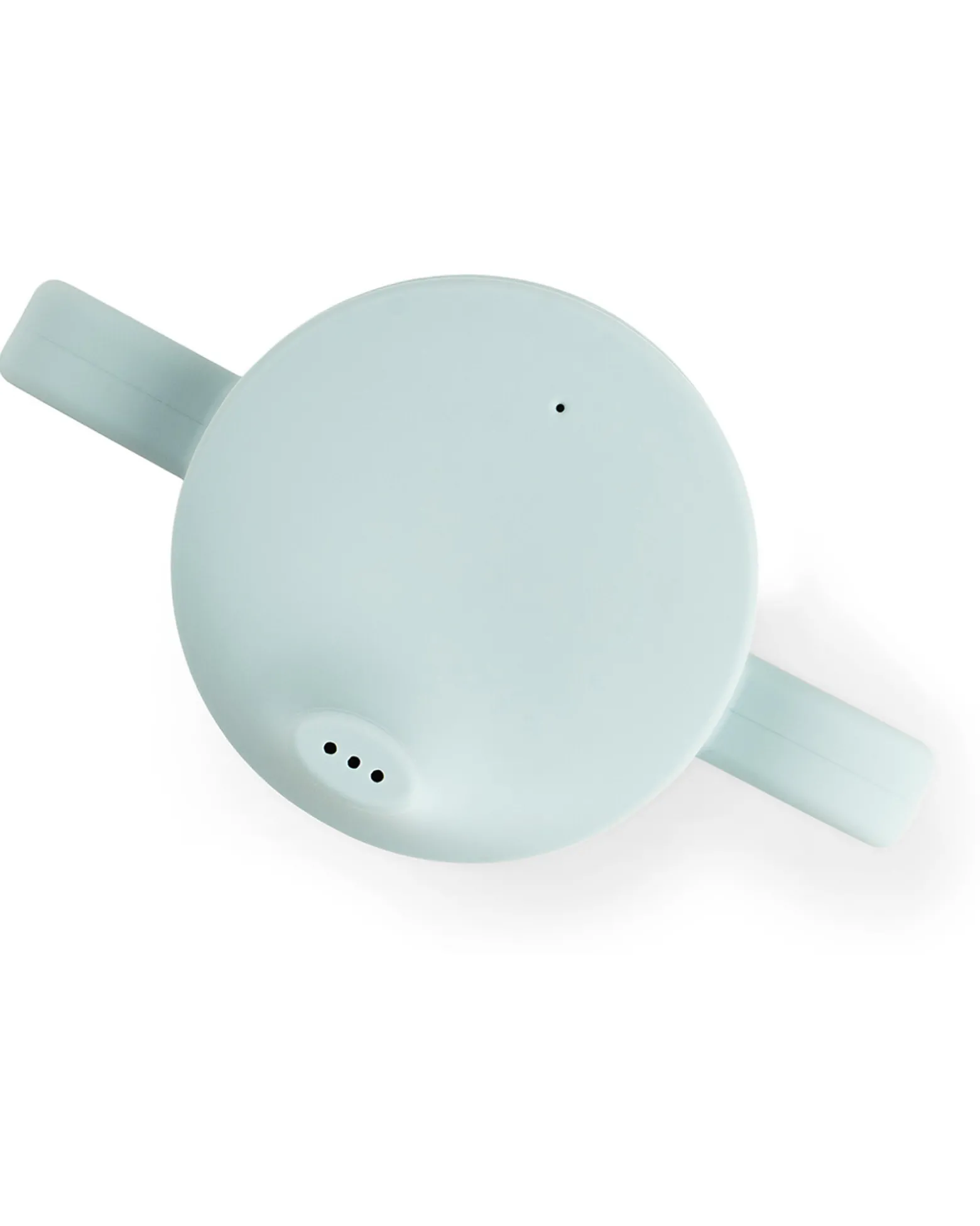 Tazza con Beccuccio 120 ml - Tiny Farm - Blu - 100% Silicone Alimentare - con Due Manici