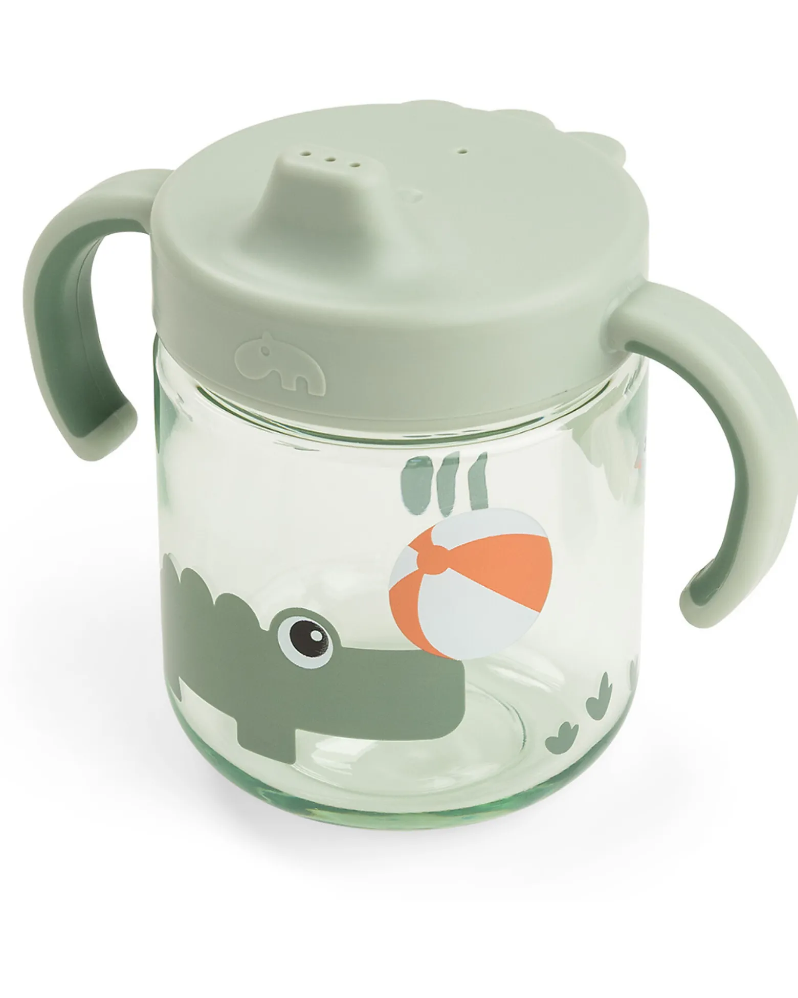 Tazza da Apprendimento con Manici Anti-Slip 260 ml - Playground - Verde