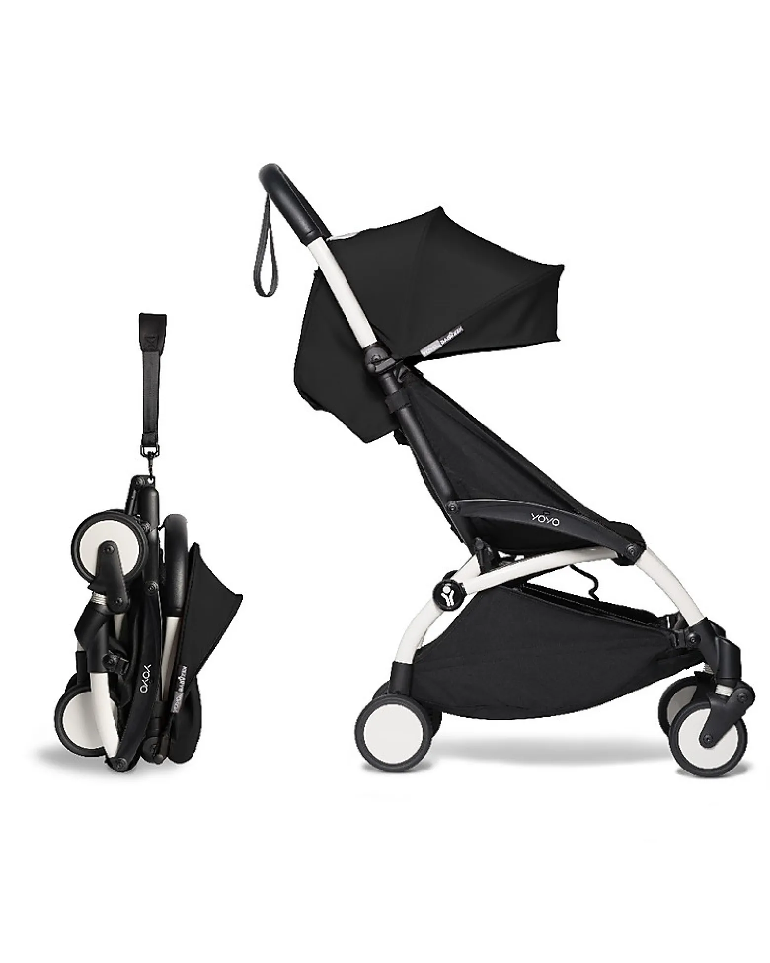 Telaio Passeggino BABYZEN YOYO² - Bianco - Comprende cestino, borsa, cinghia trasporto!