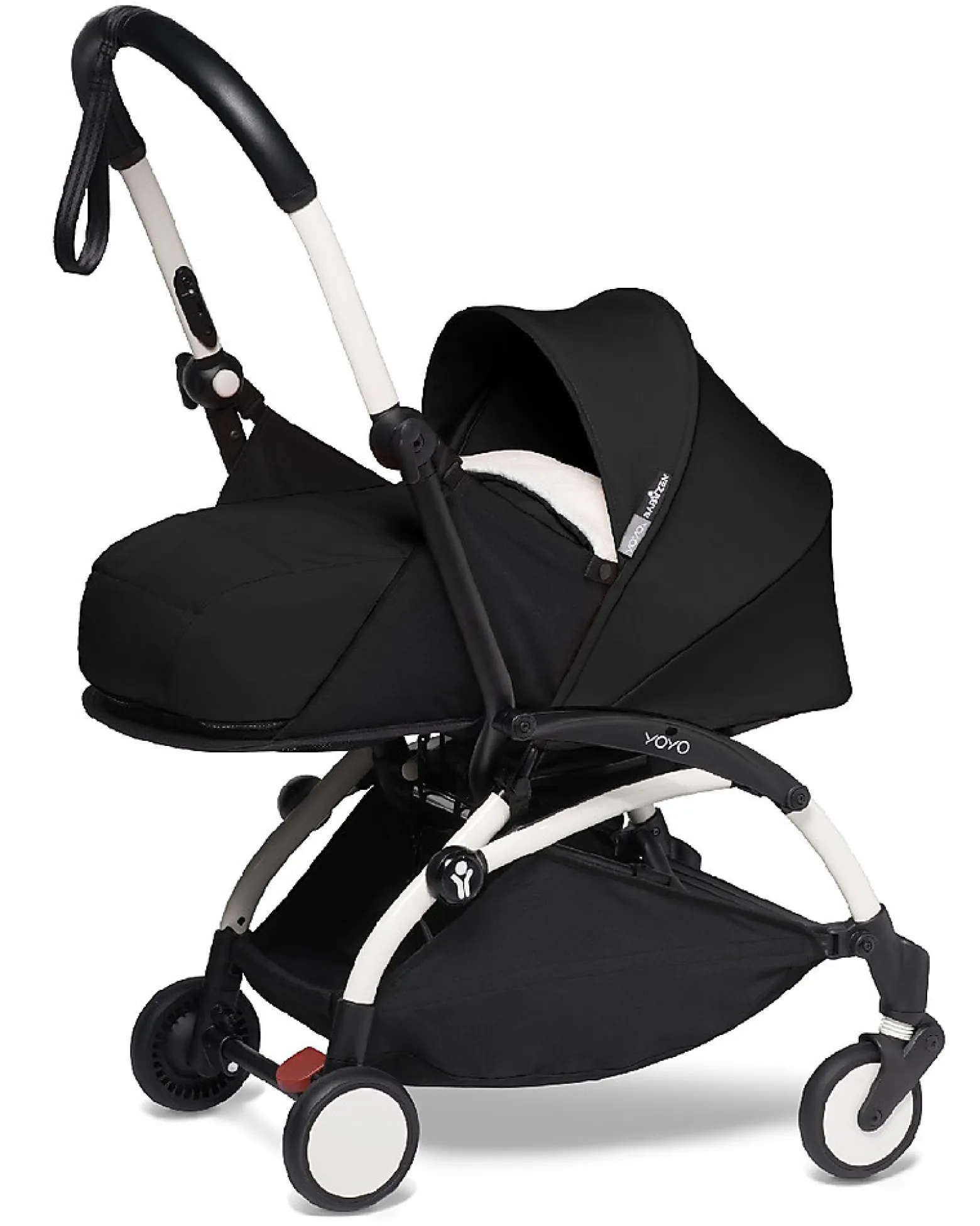 Telaio Passeggino BABYZEN YOYO² - Bianco - Comprende cestino, borsa, cinghia trasporto!