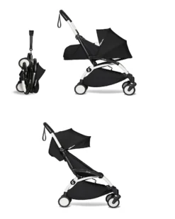 Telaio Passeggino BABYZEN YOYO² - Bianco - Comprende cestino, borsa, cinghia trasporto!
