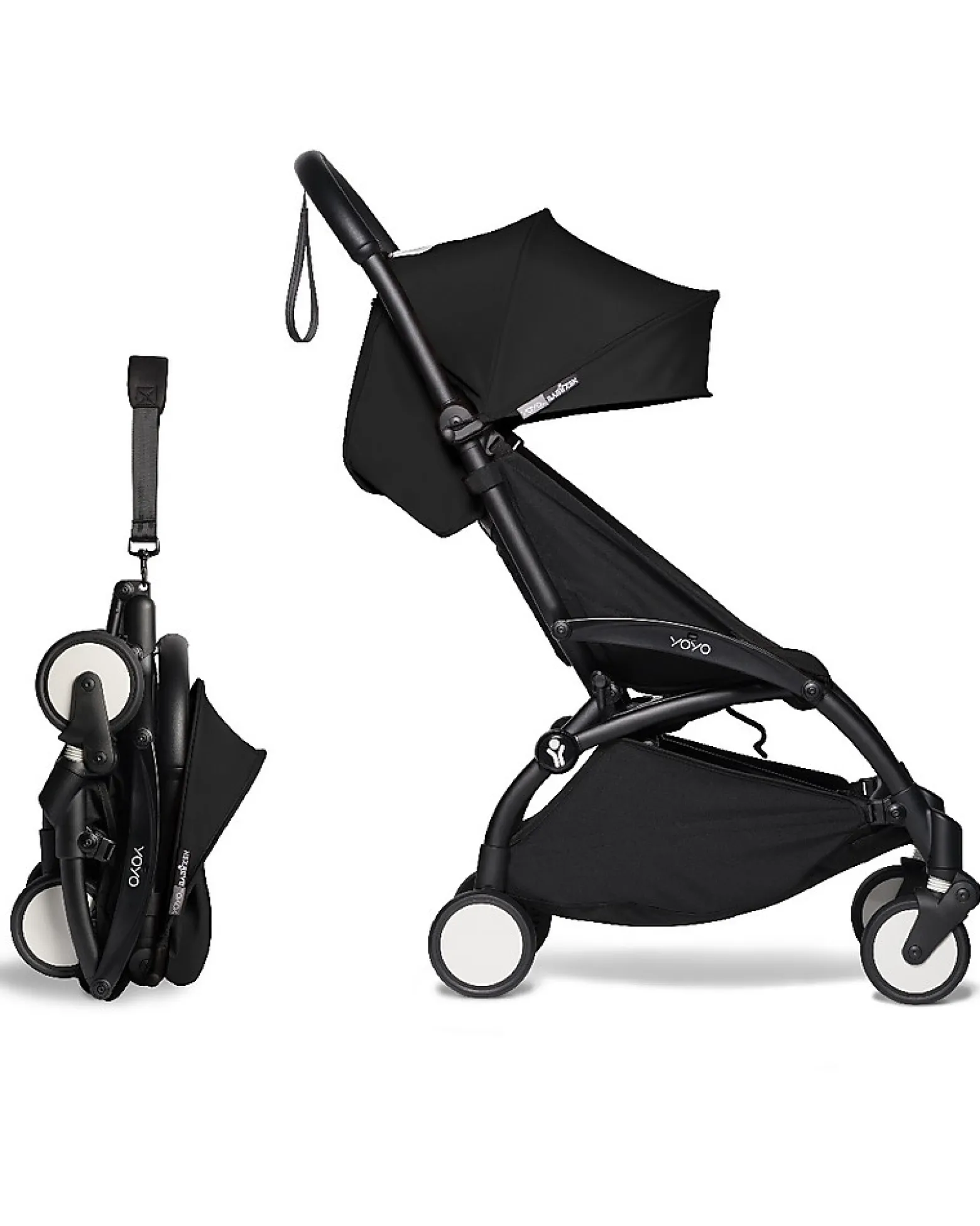 Telaio Passeggino BABYZEN YOYO² - Nero - Comprende cestino, borsa, cinghia trasporto!