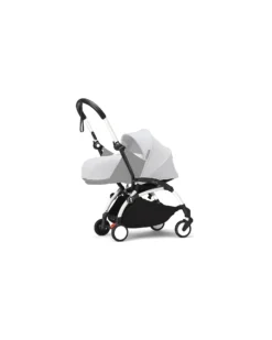 Telaio Passeggino YOYO3 - Bianco - Comprende ampio Cestino e Cinghia per il Trasporto!