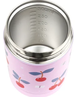 Thermos Porta Cibo in Acciaio Inossidabile - 300 ml - Ciliegie