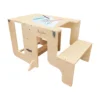 Torre Montessori 2 in 1 - Natural - Convertibile in Tavolo+Sedia