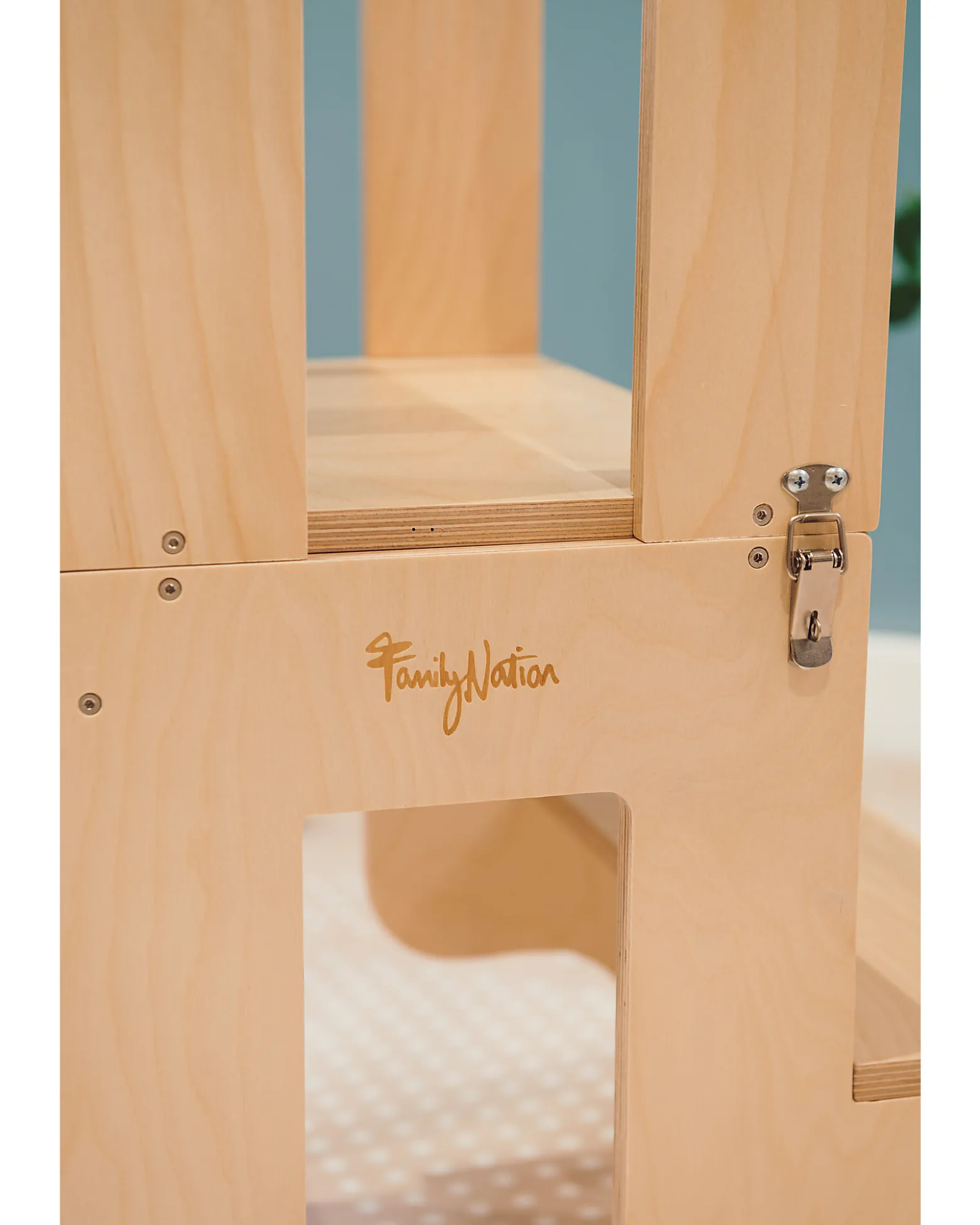 Torre Montessori 3 in 1 - Natural - Lavagna Magnetica e Convertibile in Tavolo+Sedia