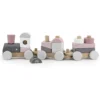 Trenino Giocattolo in Legno FSC - Rosa - 18+ m