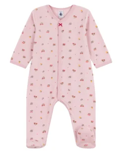 Tutina Intera in Ciniglia - Rosa - Fiori - Morbidezza Estrema!