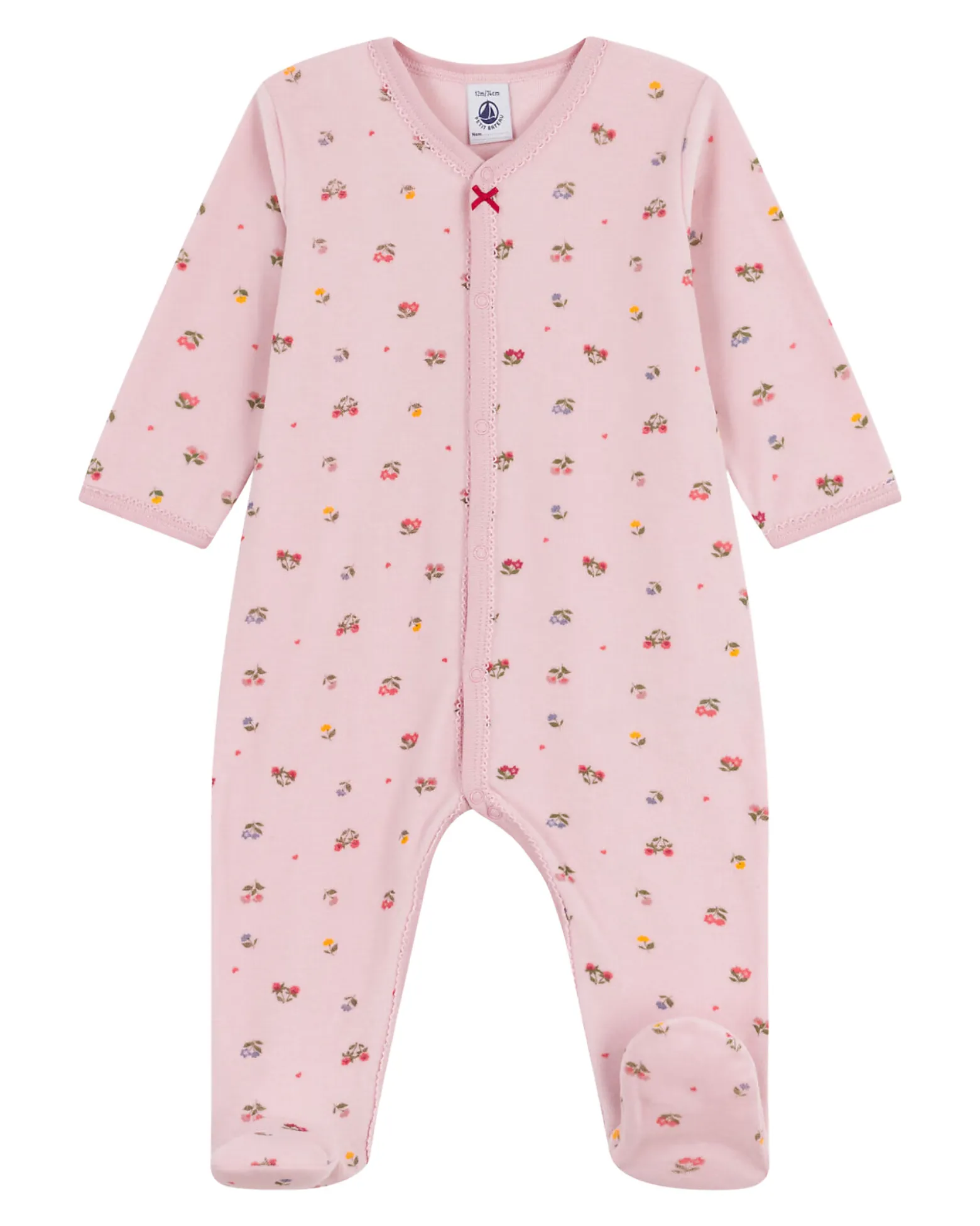 Tutina Intera in Ciniglia - Rosa - Fiori - Morbidezza Estrema!