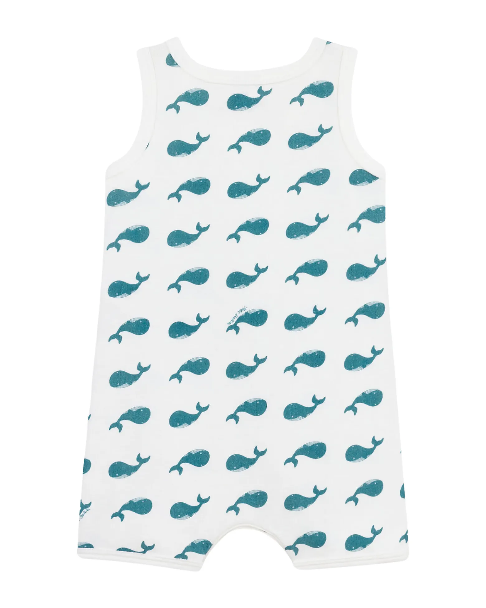 Tutina Senza Piedi Notte - 100% Cotone - Balene