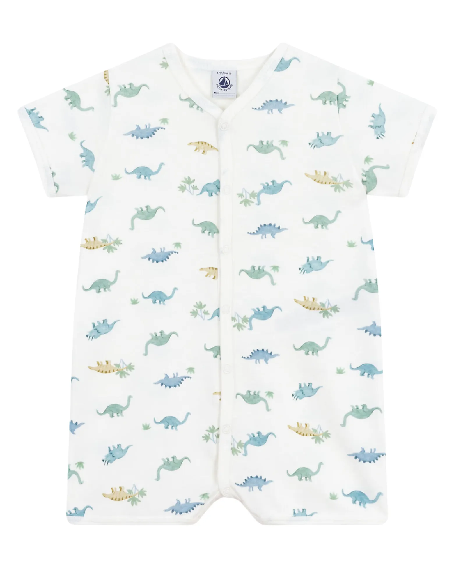 Tutina Senza Piedi Notte - 100% Cotone - Dinosauri