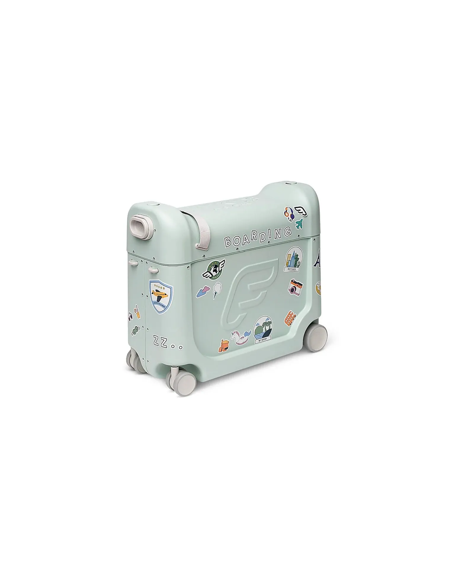 Valigia Cavalcabile Jet Kids BedBox - Green Aurora