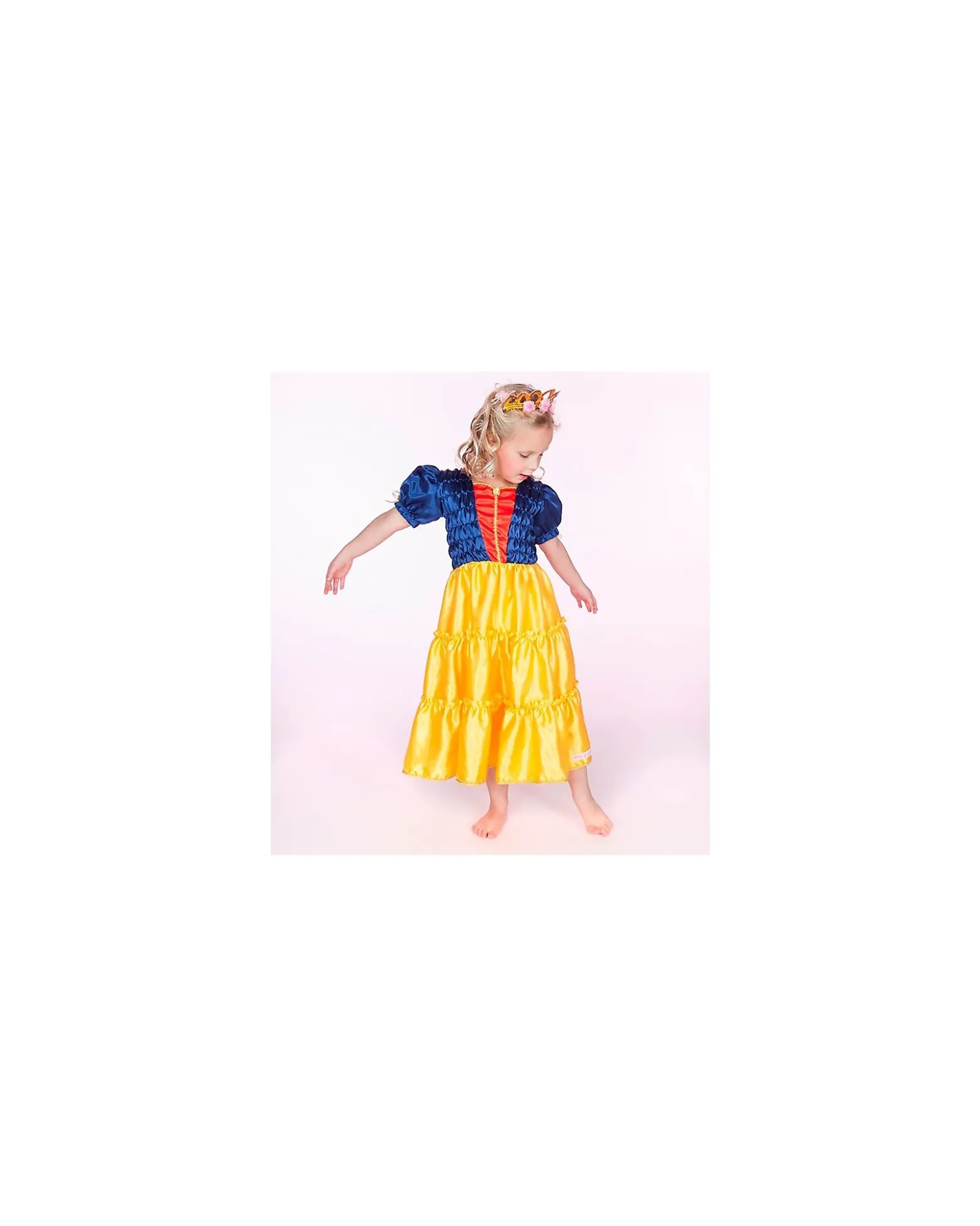 Vestito Selina - Blu Rosso Giallo - Trasformati in una Principessa delle Fiabe!