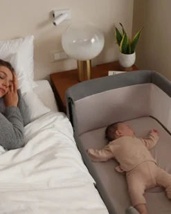 Welcome Bed - Baku Grey - Culla Co-sleeping progettata per il Baby Wellness