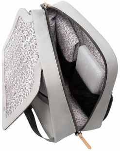 Zaino Meta - Grigio Perla - Soluzione Ultraleggera Funzionale ed Elegante per Te e il tuo Bambino!